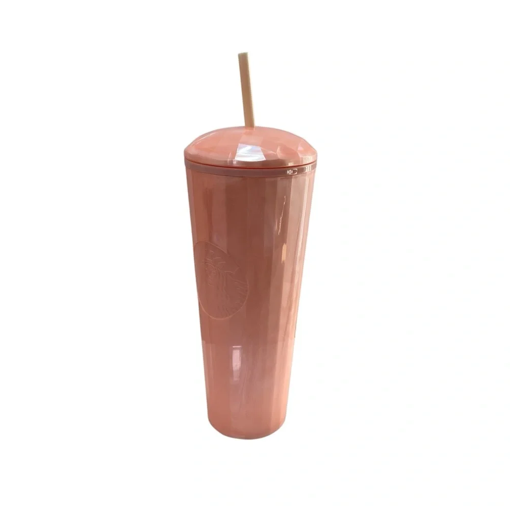 Starbucks Kaleidoscope Drink Bubble Pink Cold Venti Coffee Tumbler‎ Dome 24oz